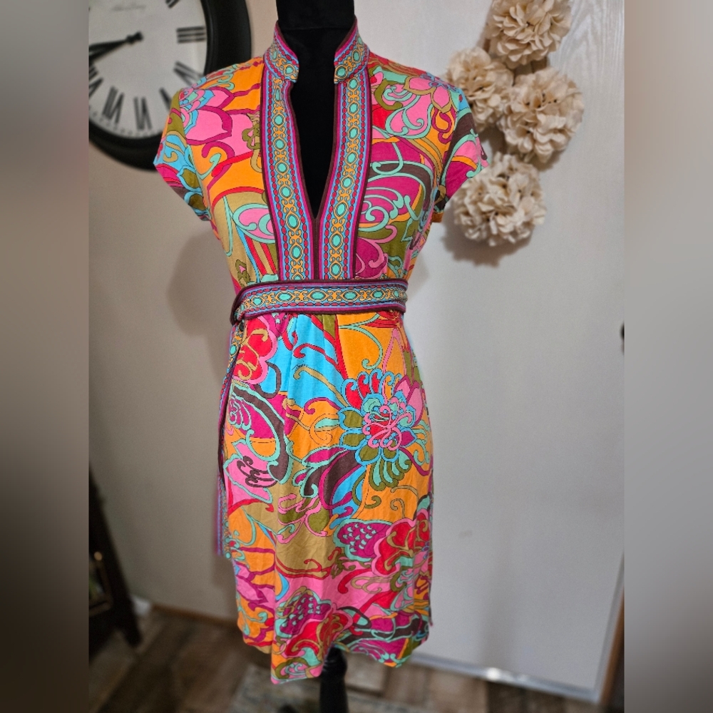 Trina Turk Multicolor Floral Mini Dress